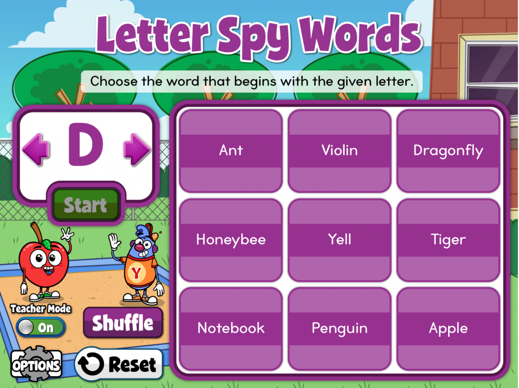 Letter Spy Interactive