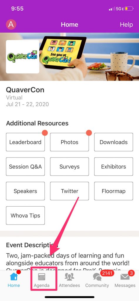 QuaverCon Mobile Agenda