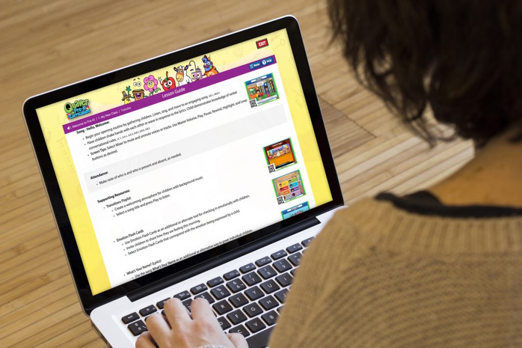 PreK teacher online