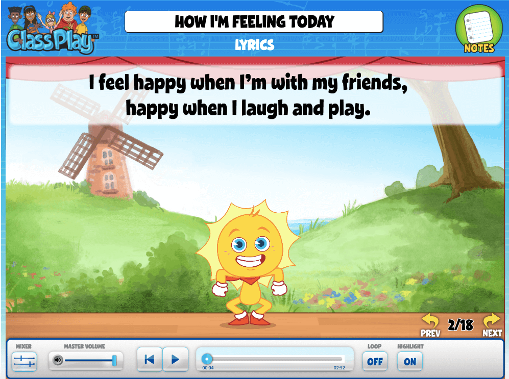 How I'm Feeling Today! Use this song to help students identify and communicate their feelings. 