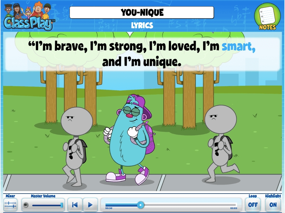 You-Nique is a Quaver favorite! “You-Nique” celebrates individuality and what makes all of us unique.