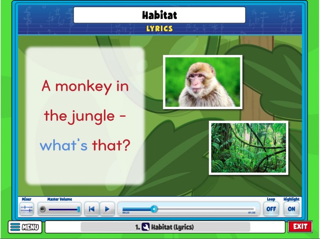 Animated Song about The Habitats of Animals- Click to Play