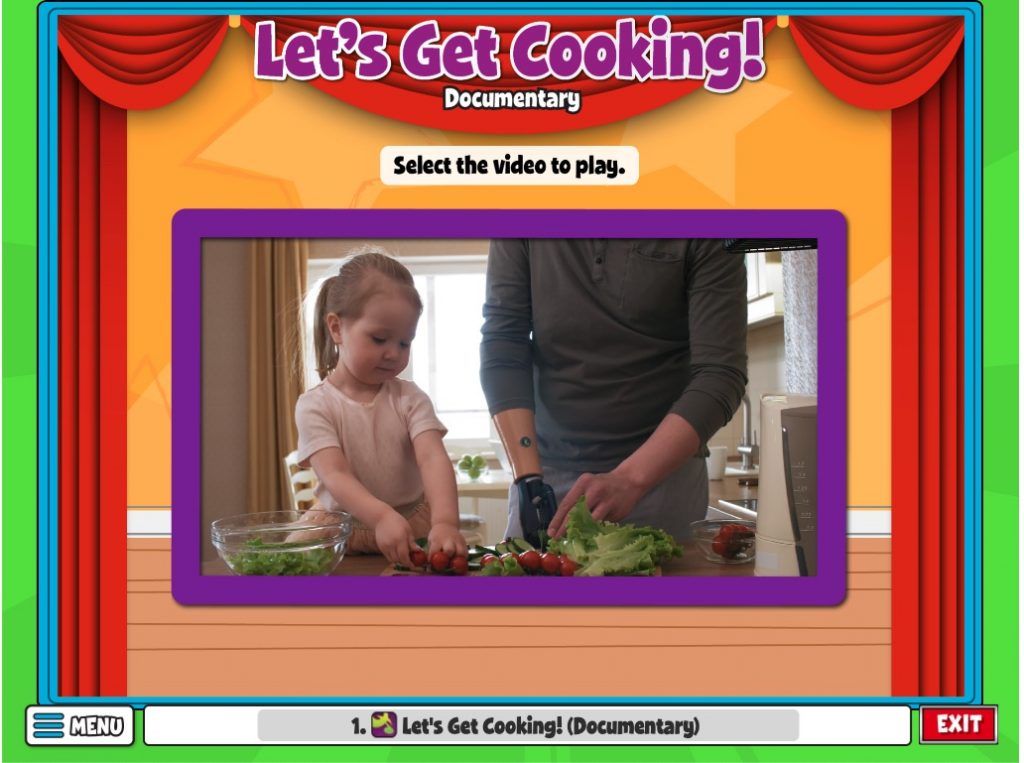 Short documentary video about cooking for kids - Click to Play
