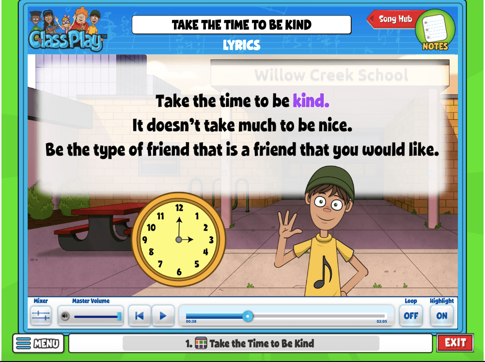Take Time To Be Kind Lyrics found in Quaver Classplay! How do your students “take the time to be kind?”