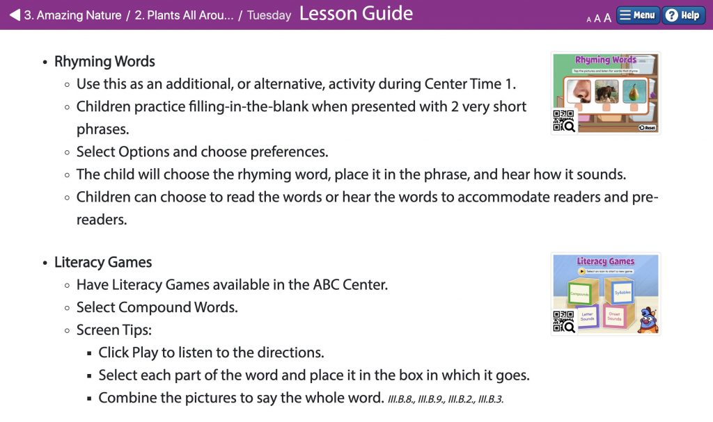 LessonGuideExample – QuaverEd Digital lesson guide from Quaver Pre-K