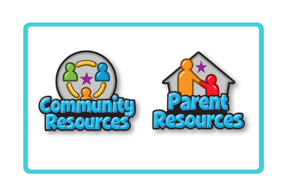 Community Resources and Parent Resources.