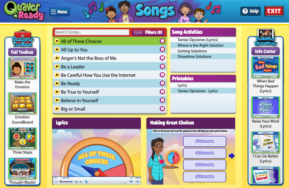 QRsongs_menu – QuaverEd