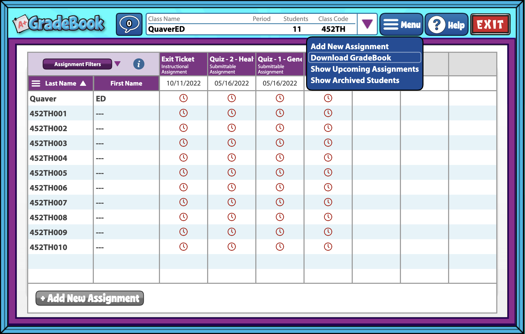 QuaverHealthPE_ProductSupport_Gradebook_Download – QuaverEd