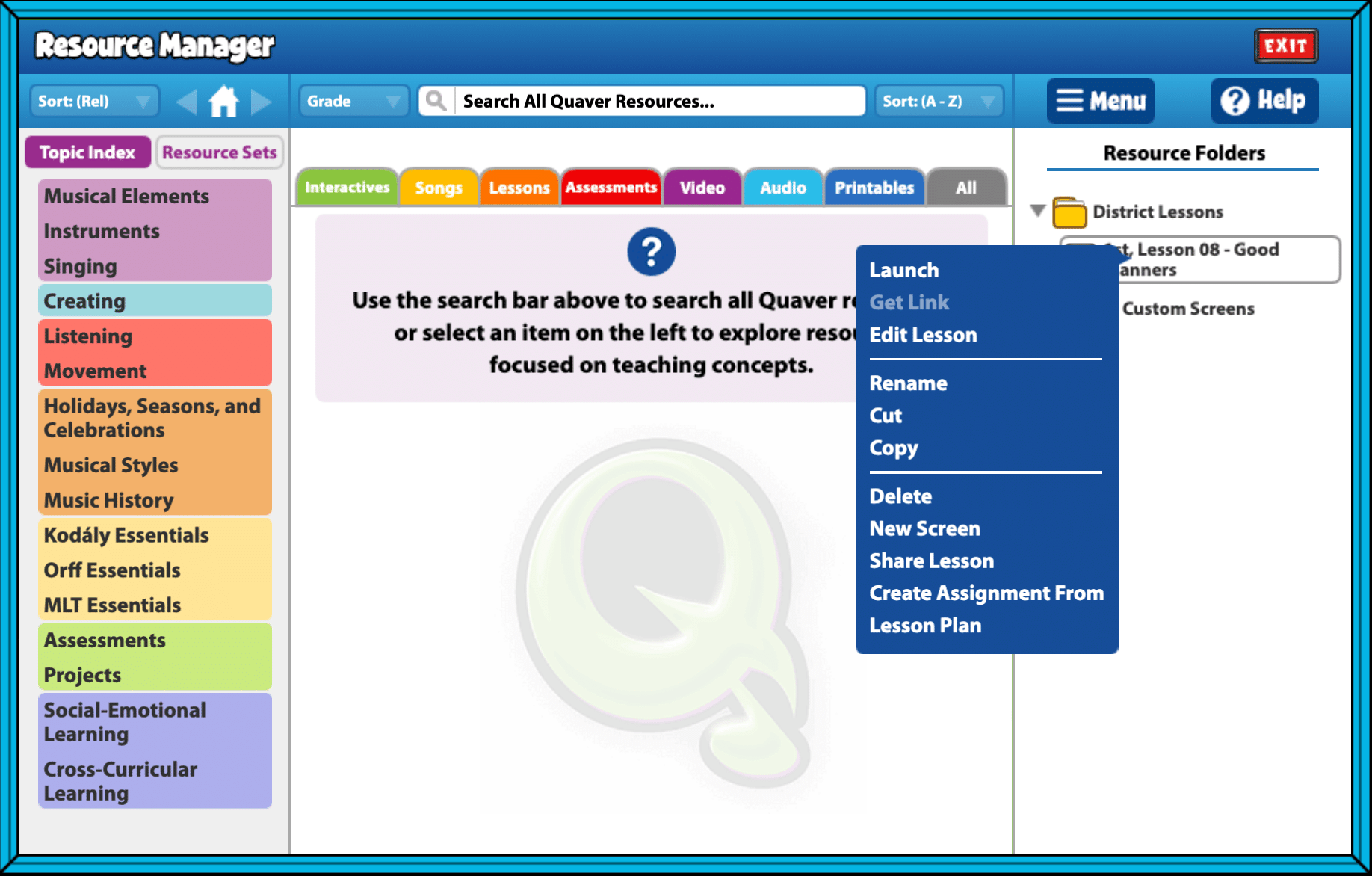 ResourceManager_OptionsMenu – QuaverEd