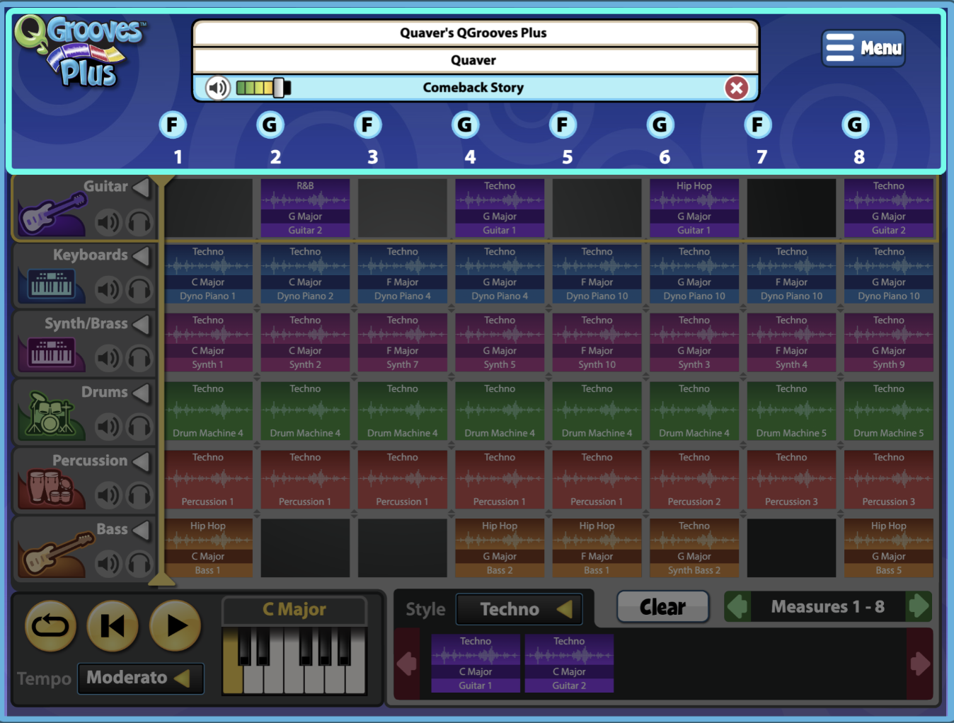 QuaverMusic_Product Support_QGroovesPlus_AfterAddingPlayAlongTrack – QuaverEd