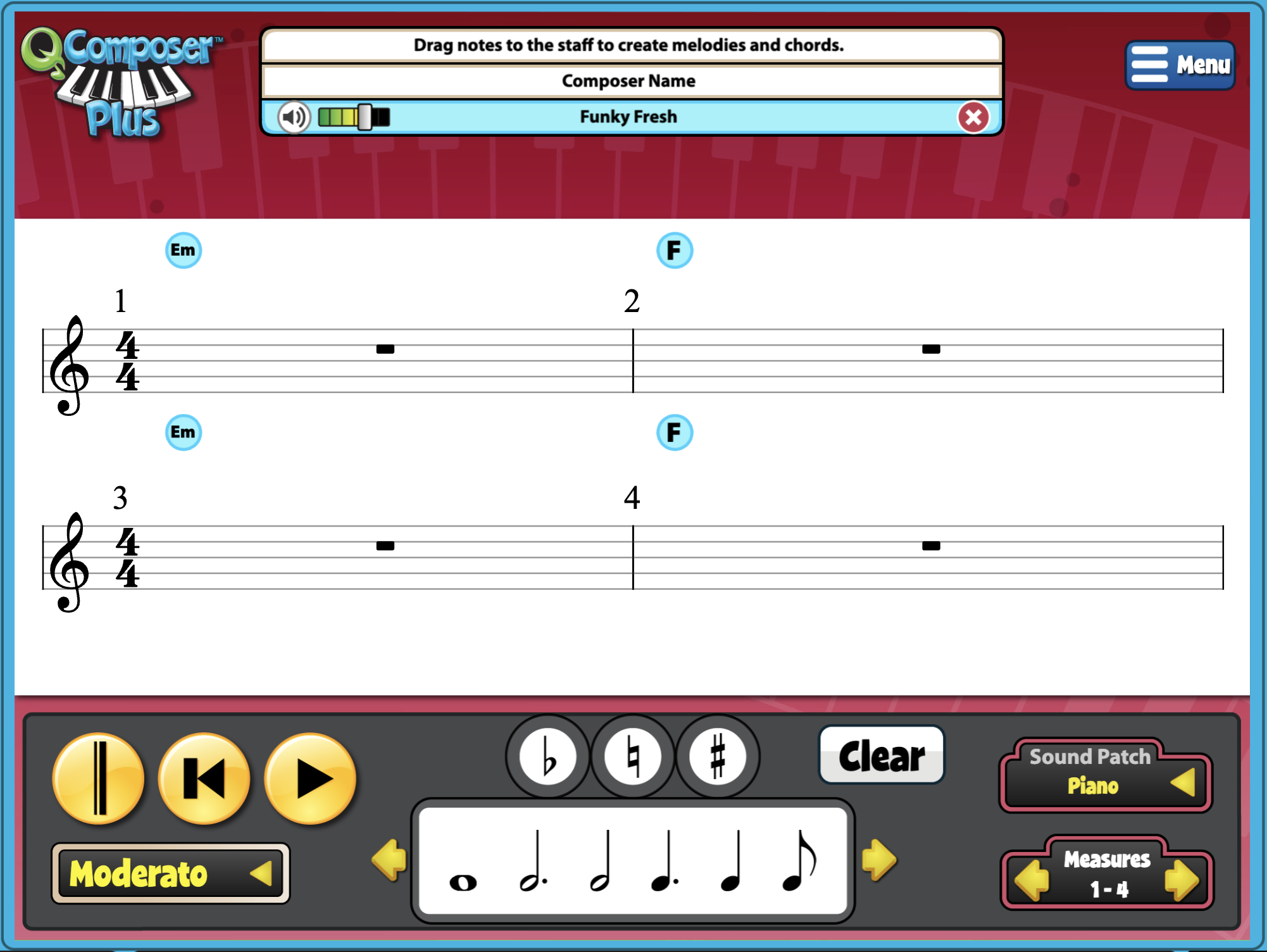 QuaverMusic_Product Support_QComposerPlus_AfterAddingPlayAlongTrack – QuaverEd