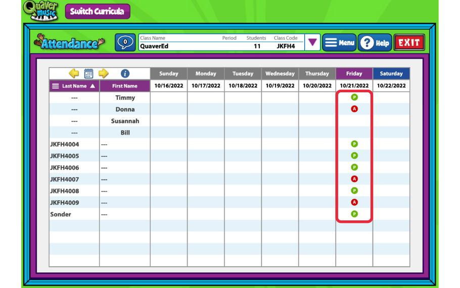 StudentAccount_Attendance_5 – QuaverEd