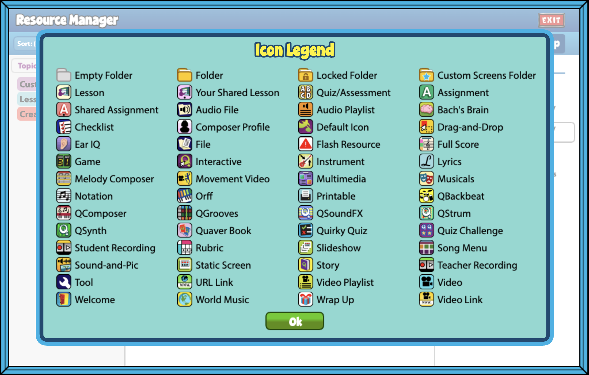 QMICProductSupport_ResourceManager_IconLegend – QuaverEd