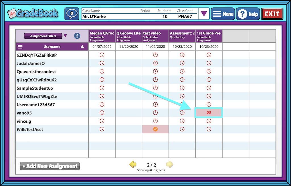 QMICProductSupport_StudentAdmin_Gradebook_GradeanAssignment – QuaverEd