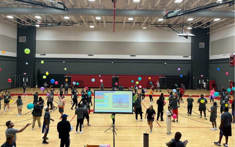 QuaverHealth-PE-Training – QuaverEd Quaver Health PE training in the gym