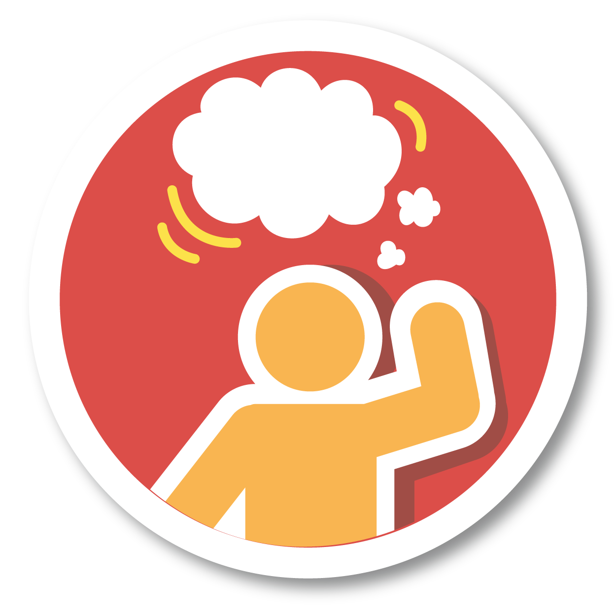 mental – QuaverEd stick figure with an empty thought bubble above head