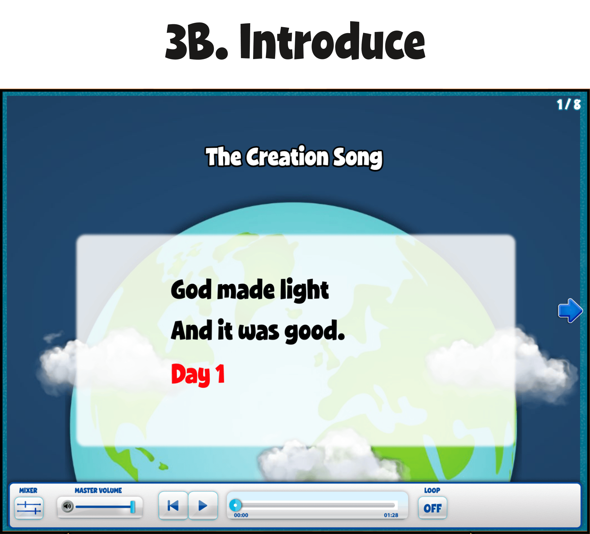 Reenforce lesson objectives through music and song. Ask students to analyze the music structure.